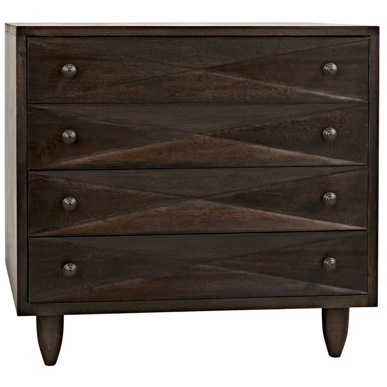 Diamond Solid Wood Accent Chest