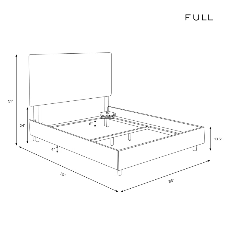 Upholstered Standard Bed