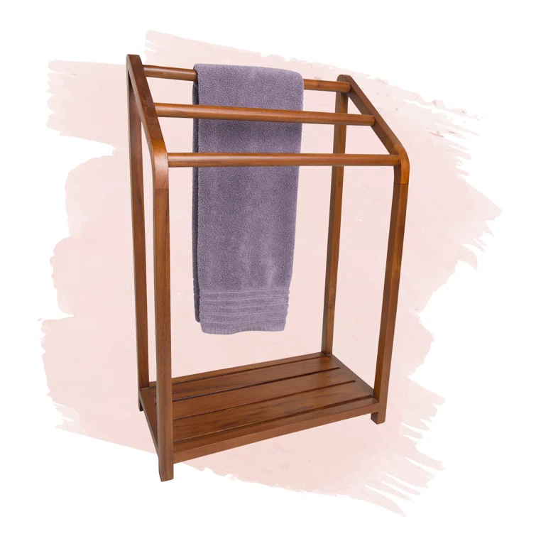 Sula Wood 3 Freestanding Towel Stand