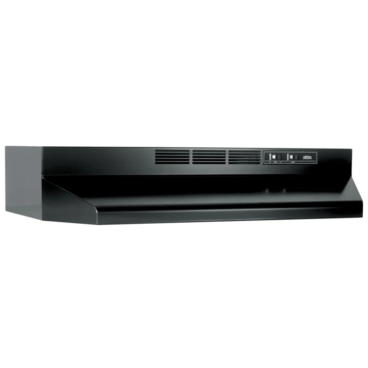 Broan NuTone 30" Stainless Steel Ductless (Non-Vented) Under Cabinet Range Hood with Charcoal Filter