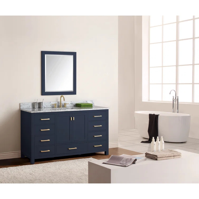 Avanity Modero-V60-A Modero 60" Single Free Standing Vanity Cabinet Only - Blue