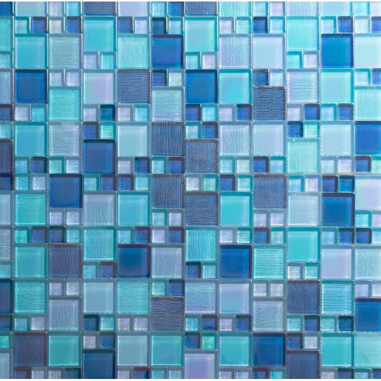 WS Tiles® Reflections Artista Glass Versailles Mosaic Sheet Tile