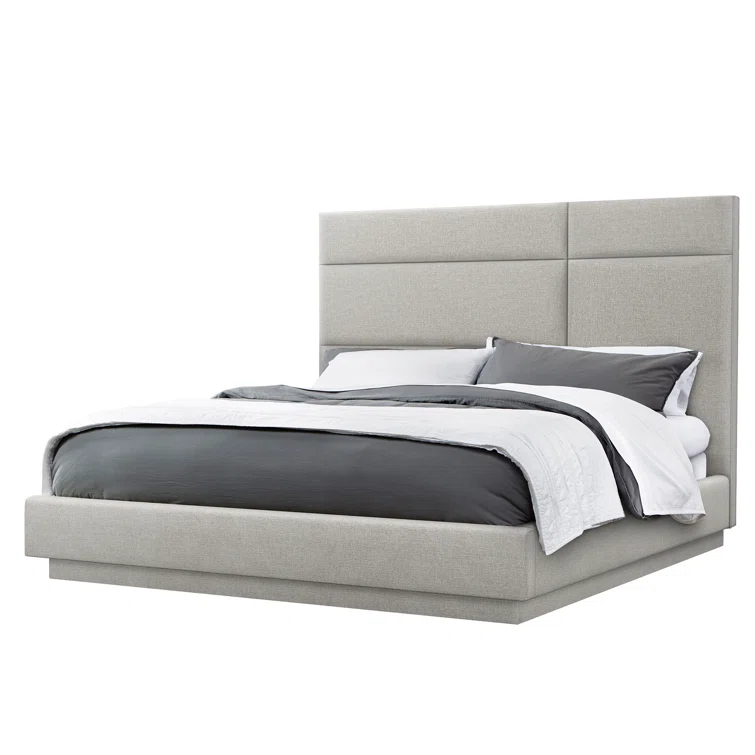 Quadrant Upholstered Platform Bed
