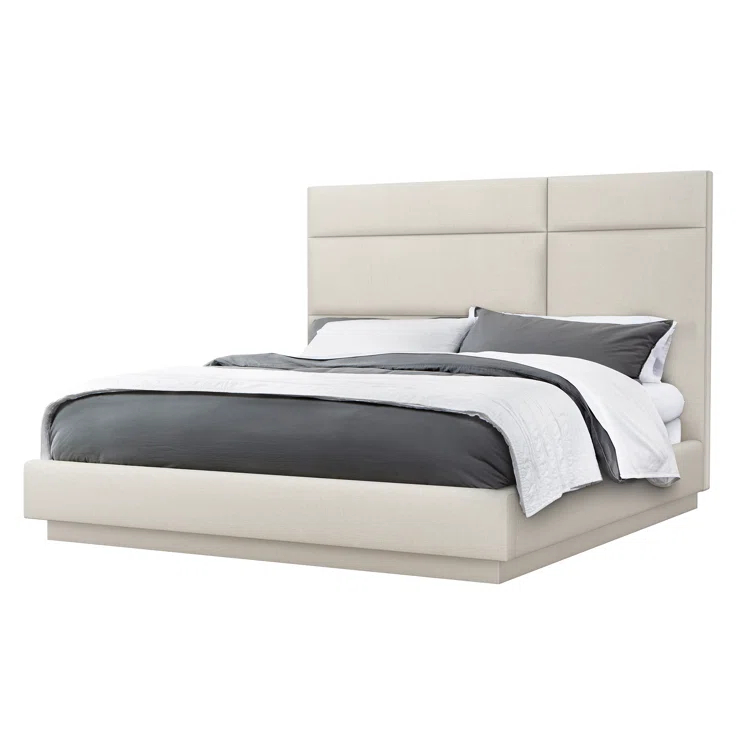 Quadrant Upholstered Platform Bed