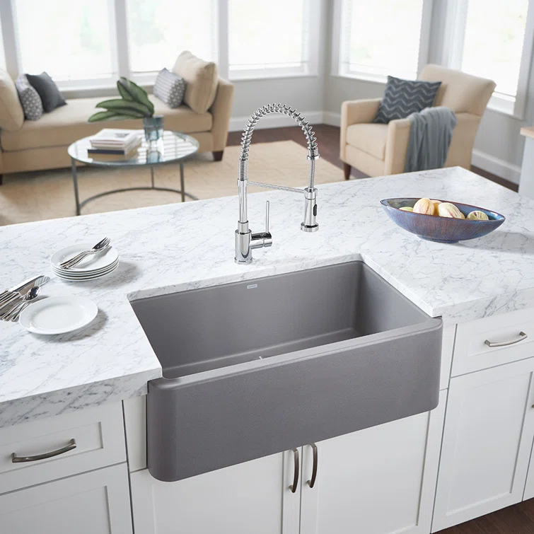 Ikon SILGRANIT 30" L x 19" W Farmhouse Sink