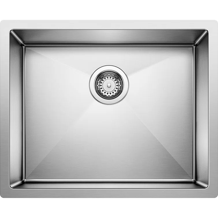 Blanco 516223 Precision 22" L x 18'' W Single Bowl Stainless Steel Undermount Kitchen Sink