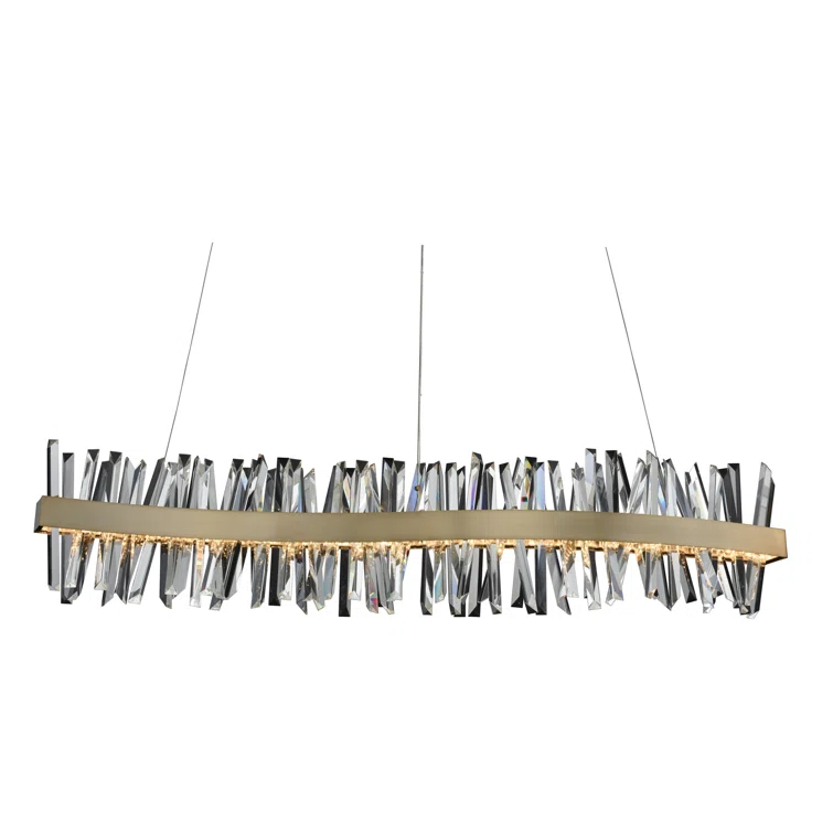 Allegri by Kalco Lighting Glacier 1 - Light LED Kitchen Island Pendant