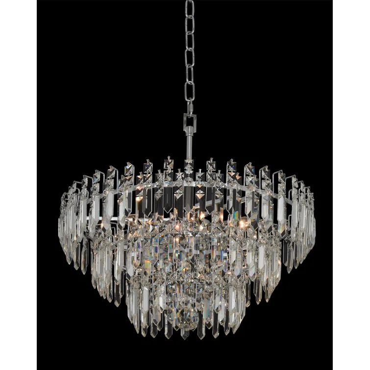Allegri by Kalco Lighting Pandoro 6 - Light Dimmable Tiered Chandelier