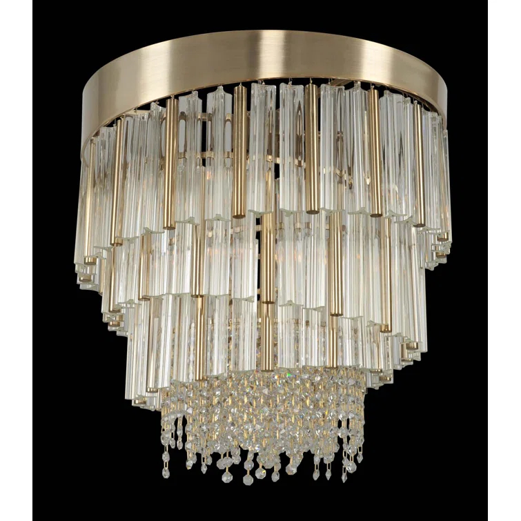 Espirali 6 - Light Dimmable Tiered Chandelier