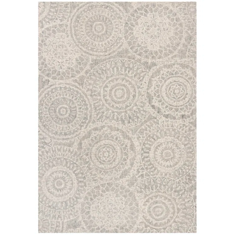 Salerna Hand Tufted Wool Abstract Rug