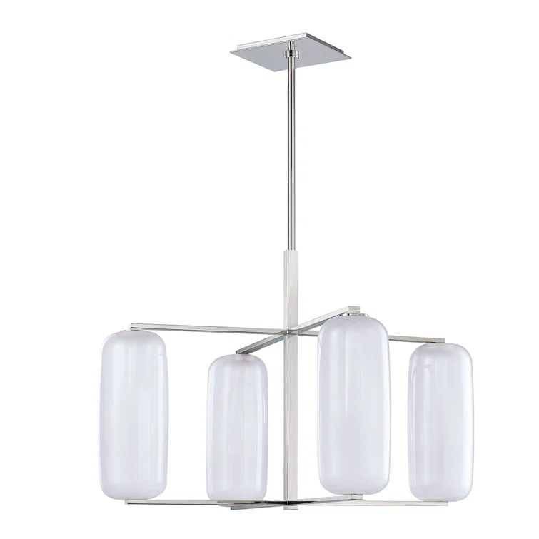 Jerry Chandelier - Polished Nickel / 4 Light