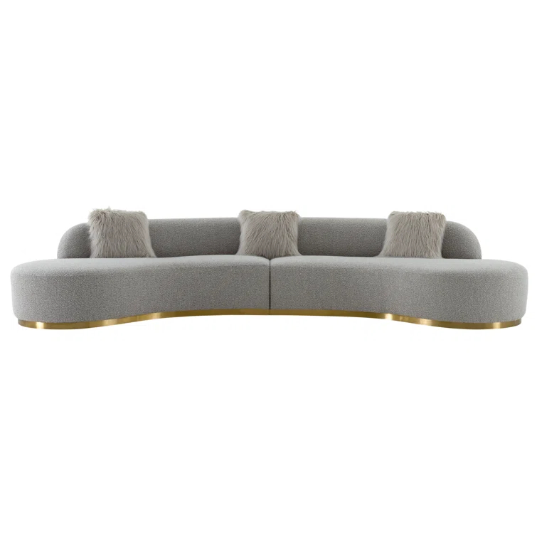 Simona 150.39'' Upholstered Sofa