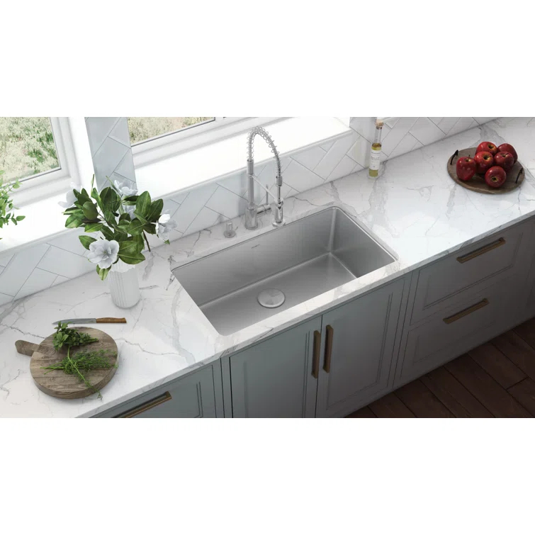 Ruvati 32-inch Undermount Kitchen Sink 16 Gauge Stainless Steel