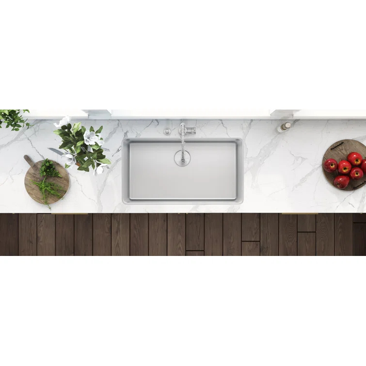 Ruvati 32-inch Undermount Kitchen Sink 16 Gauge Stainless Steel