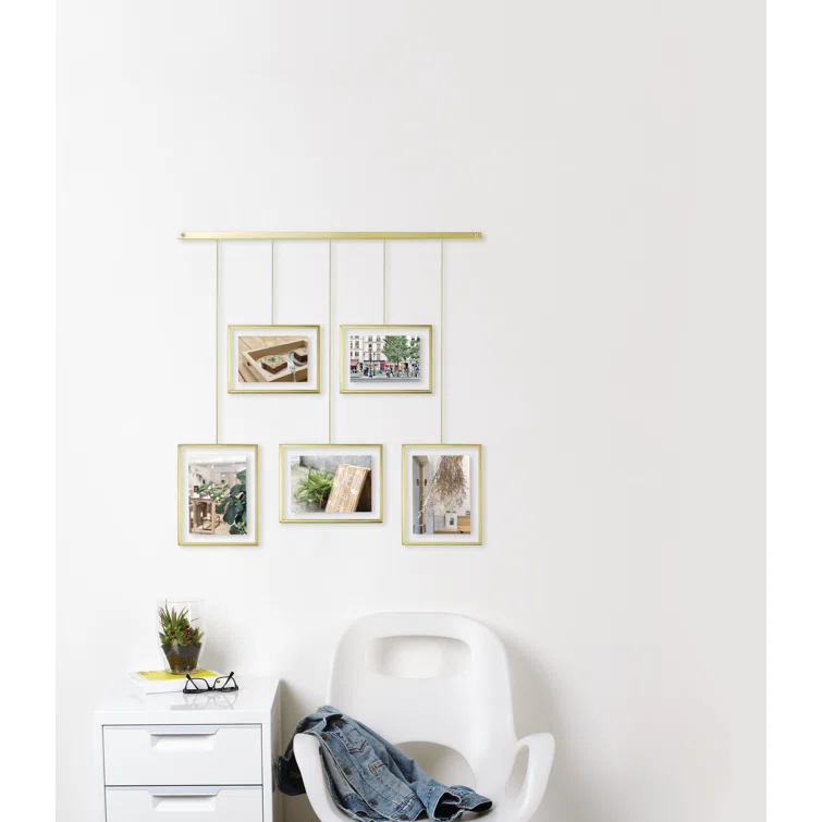 5-Piece Matte Metal Collage Frame Set