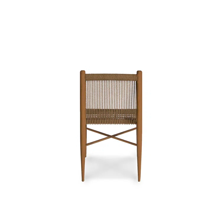 Montauk Solid Wood Ladder Back Side Chair in Praline
