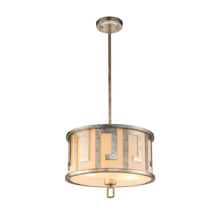 Lucas + McKearn 2 - Light Single Drum Pendant | Perigold