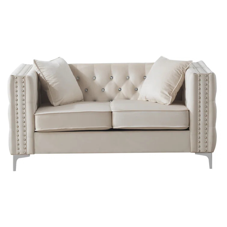 Tina 63'' Velvet Loveseat