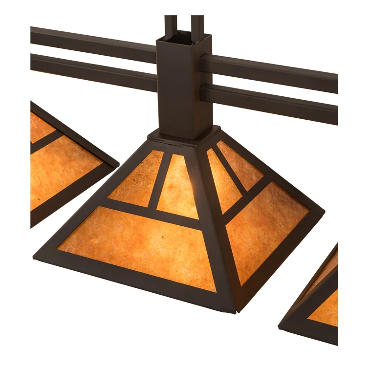 3 - Light Oil Rubbed Bronze Kitchen Island Pendant