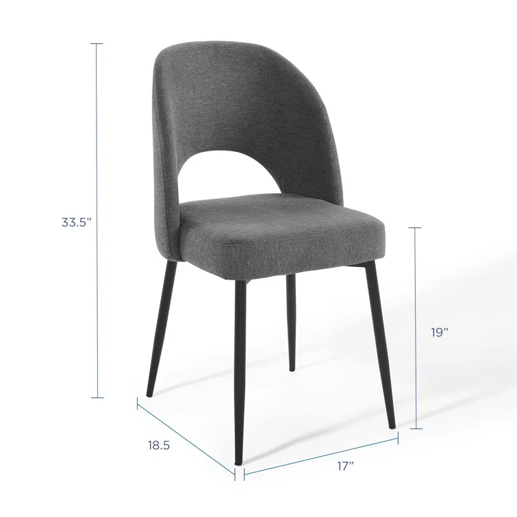 Modway Rouse Upholstered Fabric Dining Side Chair