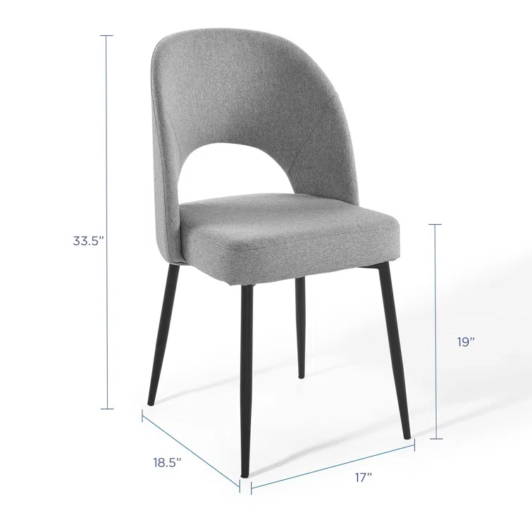 Modway Rouse Upholstered Fabric Dining Side Chair