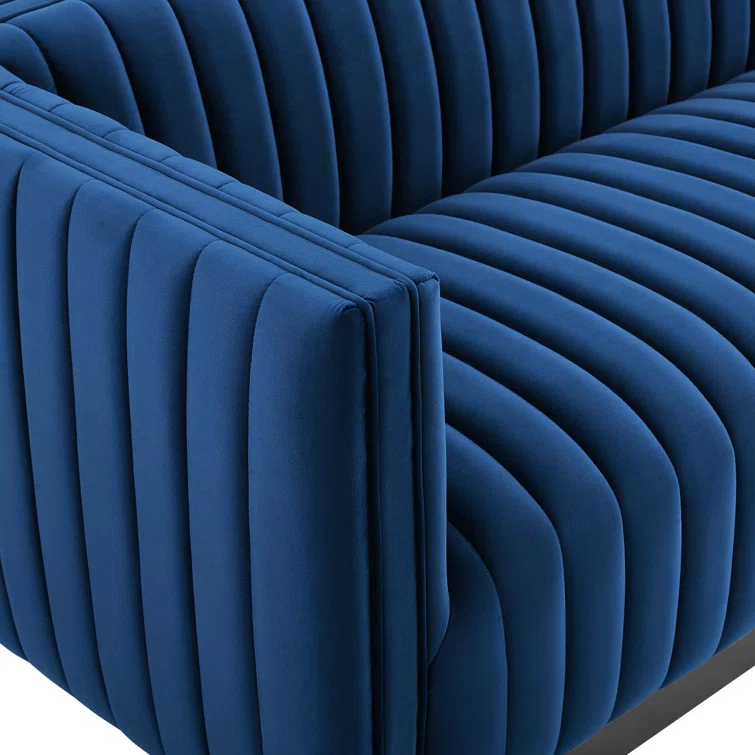 Modway Conjure Channel Tufted Velvet Sofa