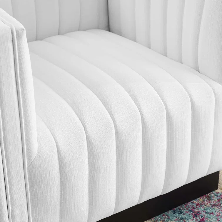 Modway Conjure Channel Tufted Performance Velvet Accent Armchair