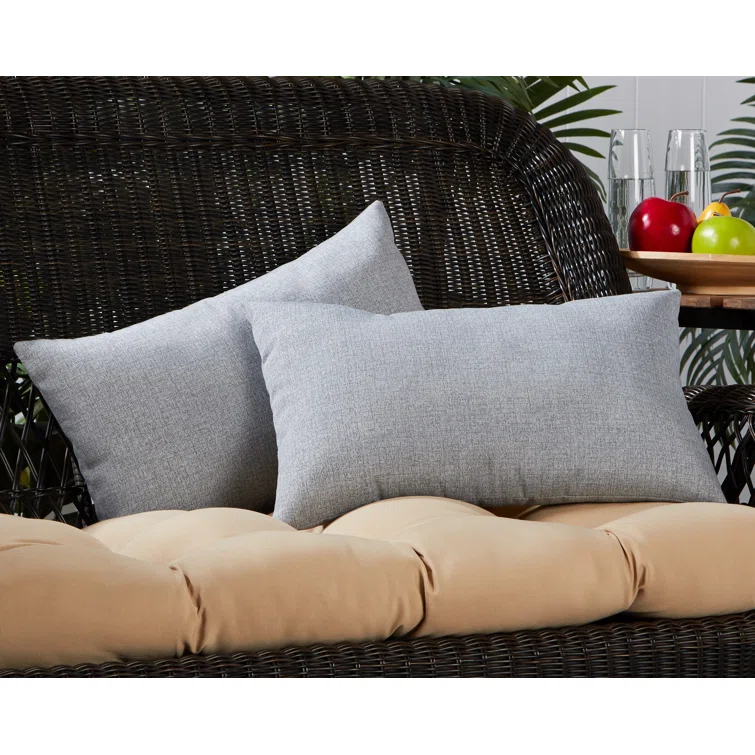 Indoor/Outdoor Reversible Throw Pillow
