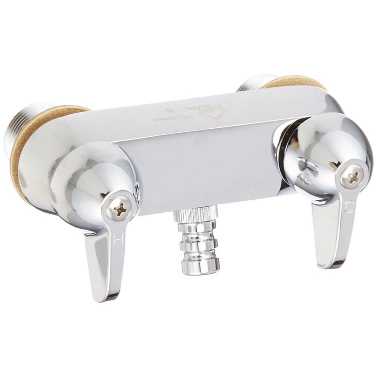 Wall Mounted Optional 2-handle Bathroom Faucet