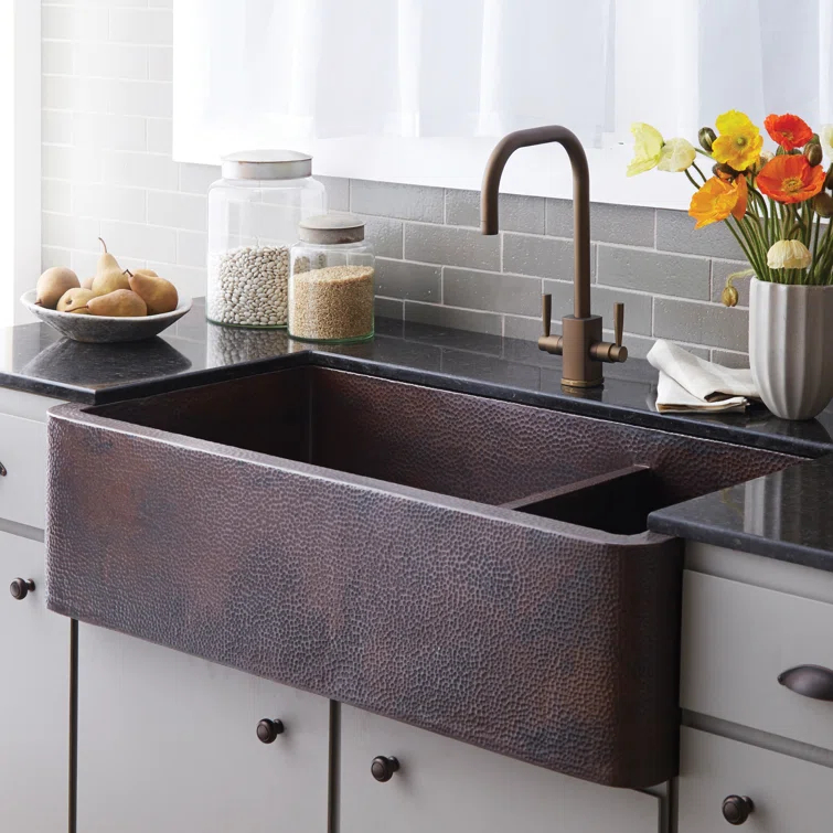 Farmhouse Duet Pro 40" L x 22" W Double Basin Farmhouse/Apron Kitchen Sink