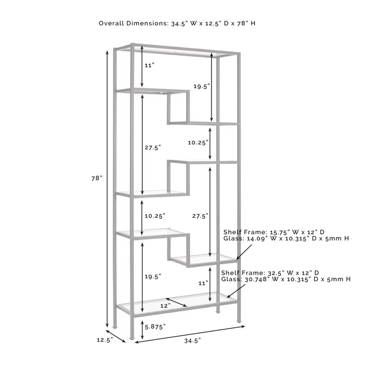 Sloane Geometric Bookcase