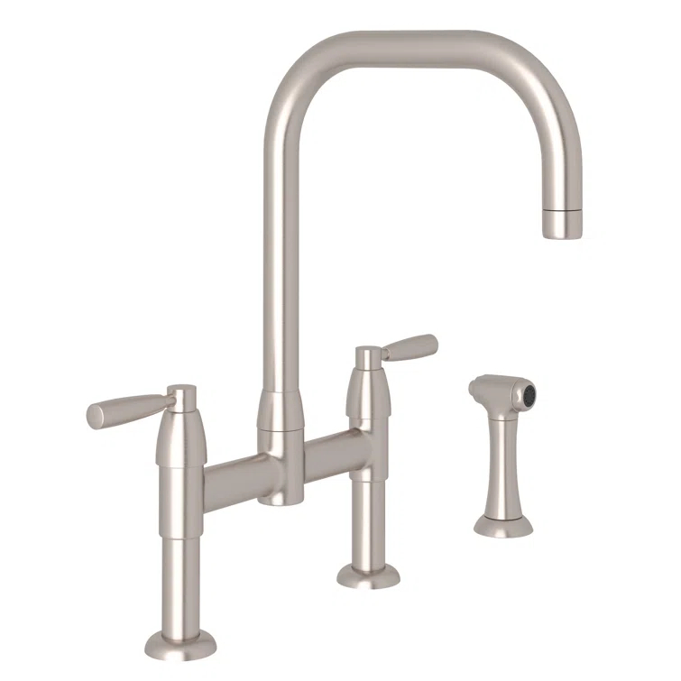 Holborn Bridge Kitchen Faucet With U-Spout and Side Spray