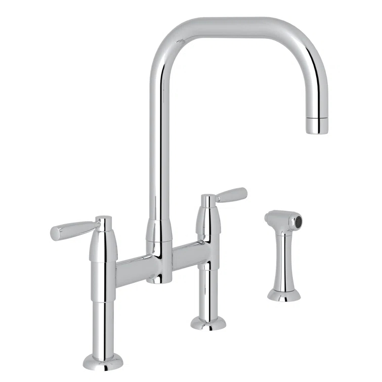 Holborn Bridge Kitchen Faucet With U-Spout and Side Spray