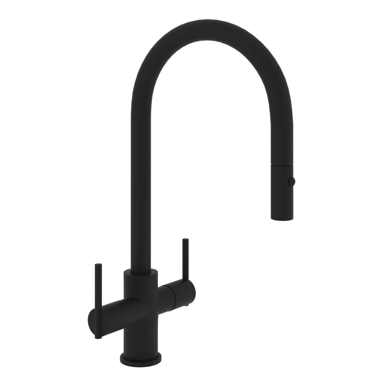 Pirellone Two Handle Pull-Down Kitchen Faucet