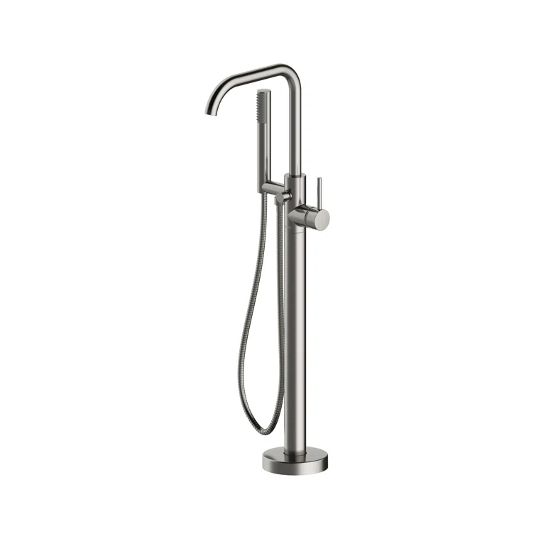 Contento™ Single Handle Floor Mounted Freestanding Tub Filler