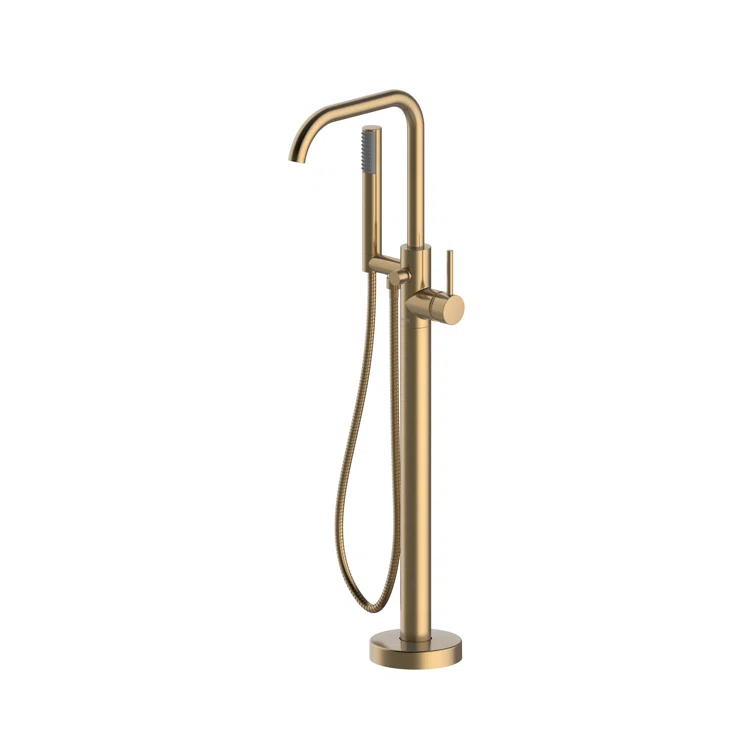 Contento™ Single Handle Floor Mounted Freestanding Tub Filler