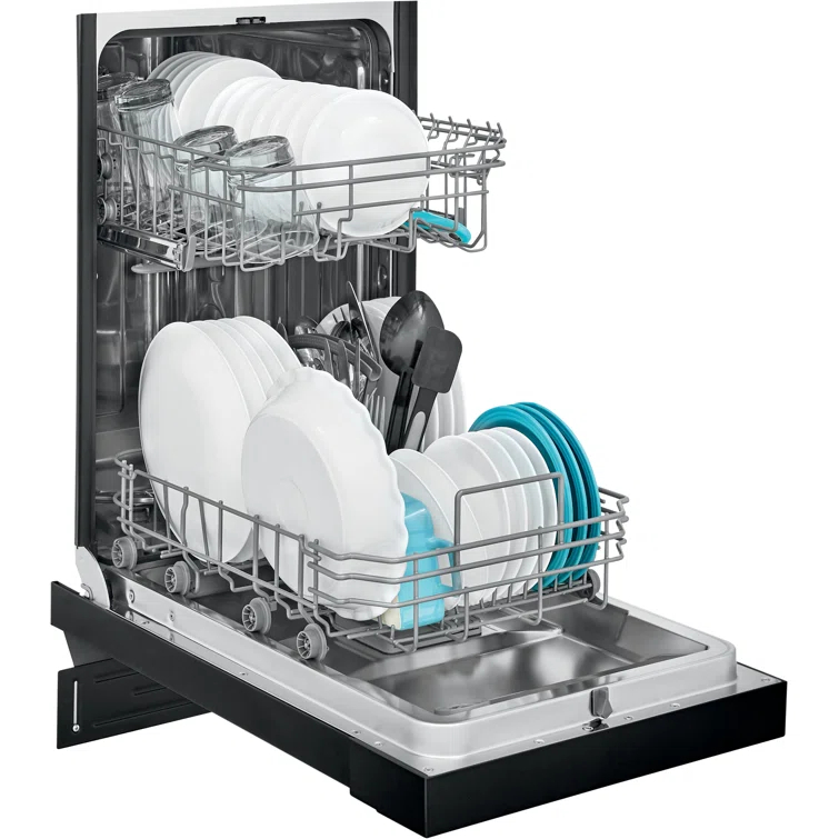 Frigidaire Series 18" 52 dBA Built-in Full Console Dishwasher with Cycle Status Indicators