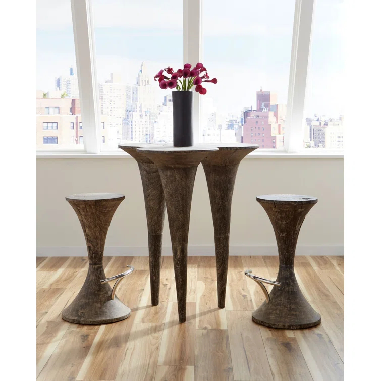 Marley Solid Wood 30'' Bar Stool