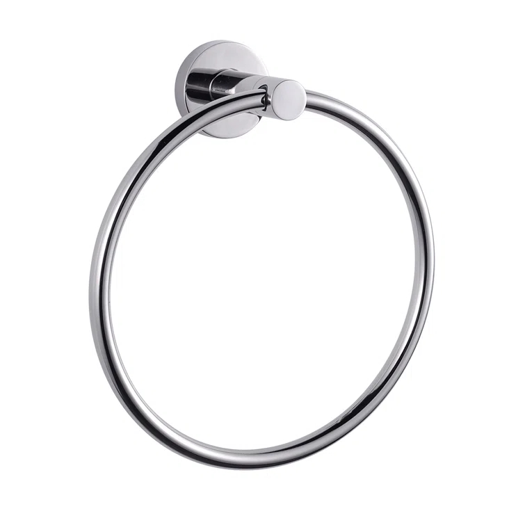 APLusee Wall Mounted Stainless Steel Bathroom Towel Ring AE101