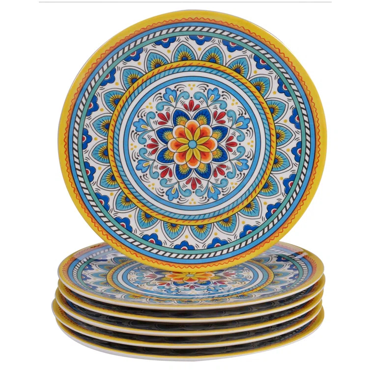 Certified International Certified International Portofino Set/6 Dinner Plate 11" (Set of 6)