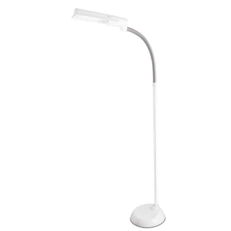 OttLite 13 Watt WingShade Floor Lamp - Living Room, Office, Bedroom Home Décor & Reviews | Wayfair