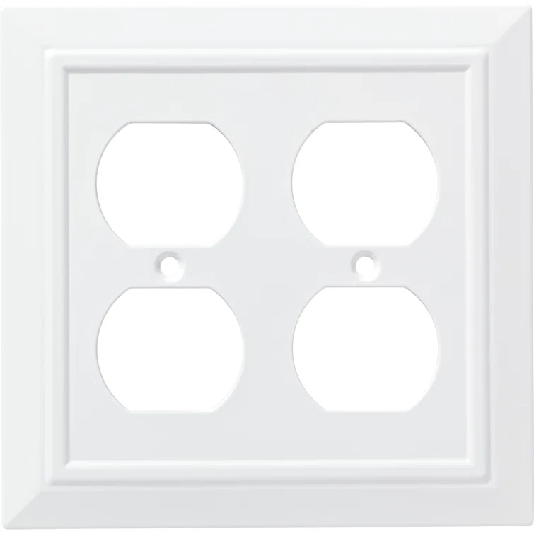 Franklin Brass Classic Architecture 2-Gang Duplex Outlet Wall Plate