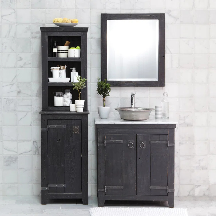 Americana Modern & Contemporary Beveled Bathroom Mirror