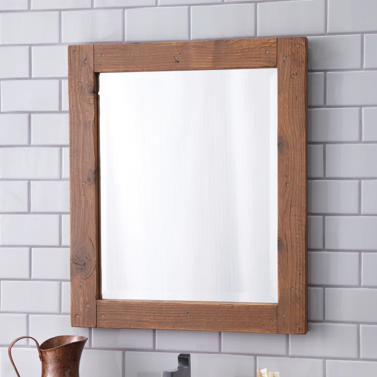 Americana Modern & Contemporary Beveled Bathroom Mirror