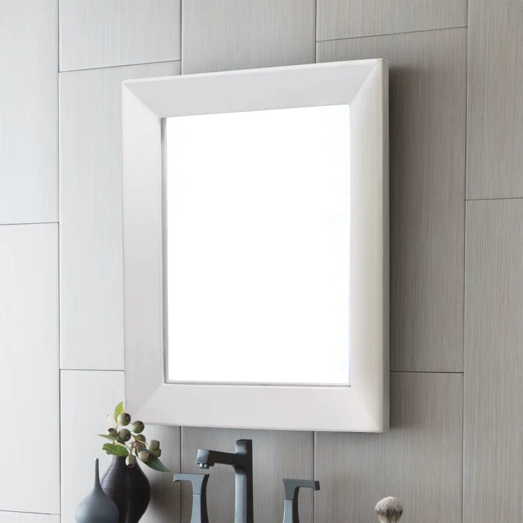 Portola Modern & Contemporary Beveled Bathroom / Vanity Mirror