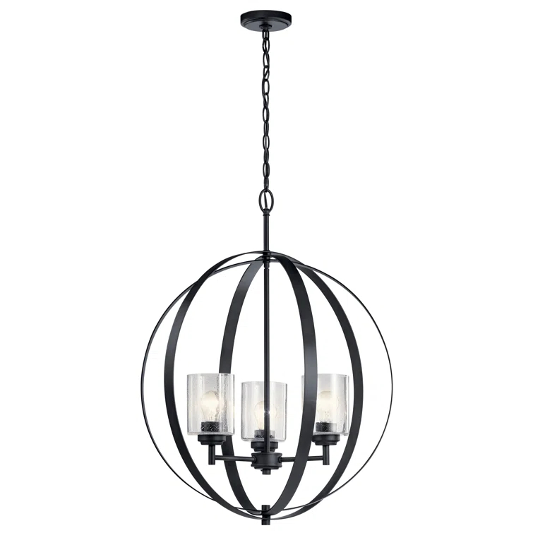 Kichler Lighting Winslow 3 - Light Dimmable Geometric Chandelier