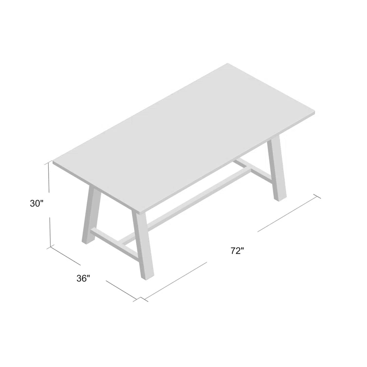 Midtown Solid Wood Breakroom Table