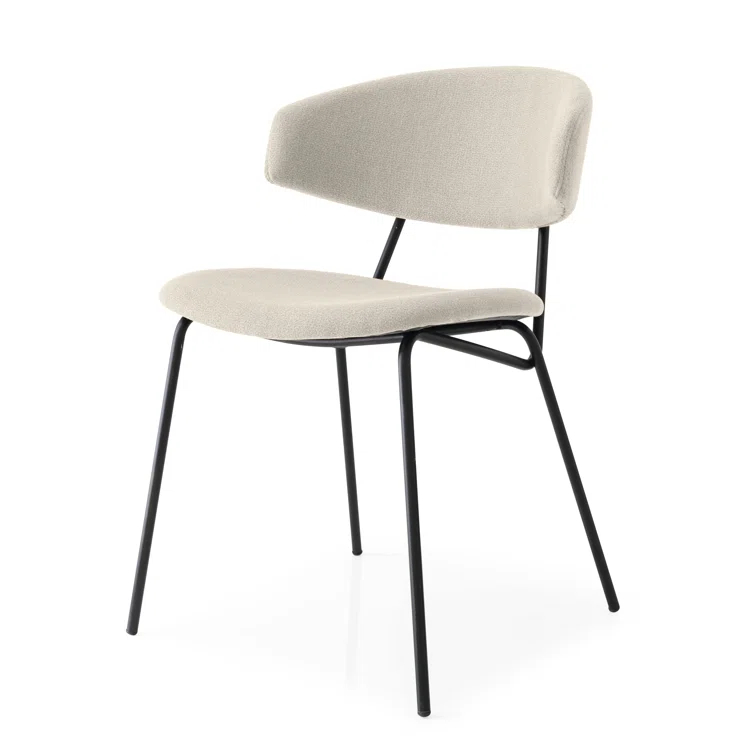 Sophia Upholstered Chair with Metal Frame