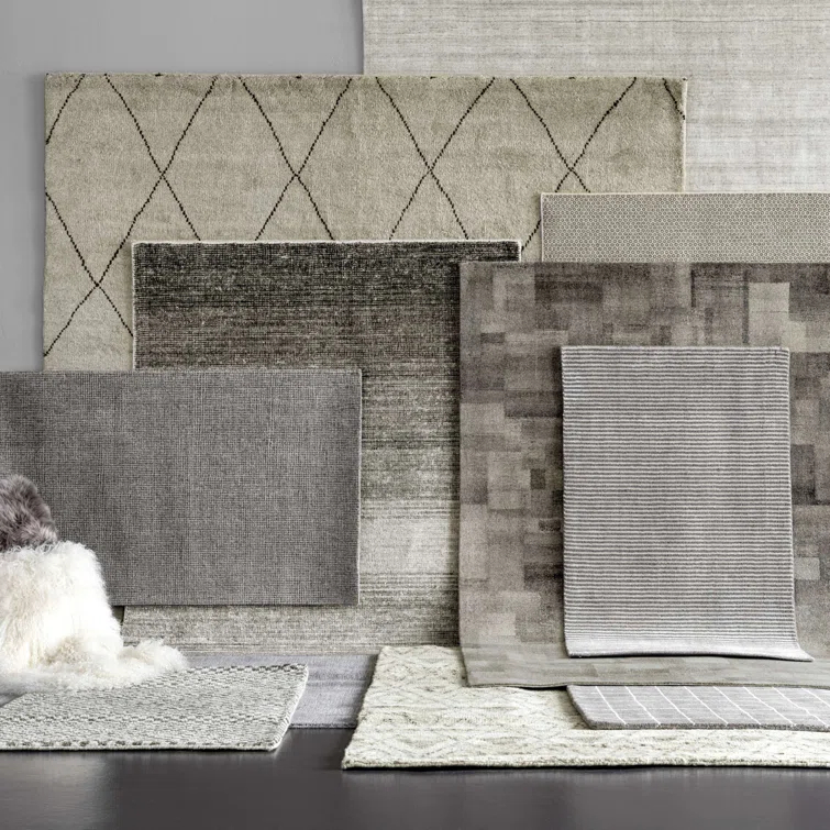 Icelandia White Hand Knotted Viscose Rug