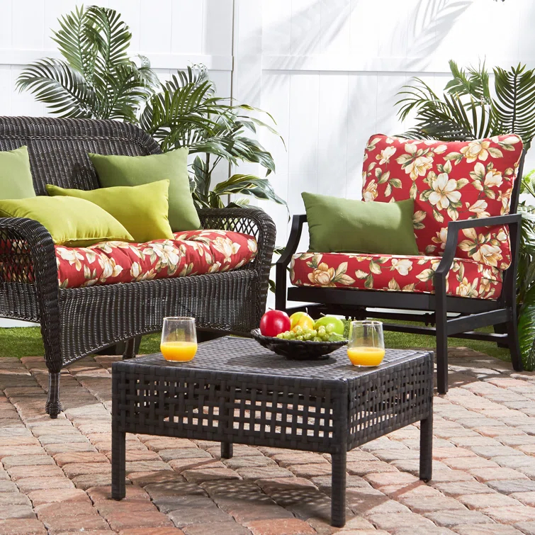 Indoor/Outdoor Reversible Throw Pillow
